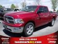 2010 Inferno Red Crystal Pearl Dodge Ram 1500 Big Horn Quad Cab  photo #1