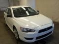 2010 Wicked White Metallic Mitsubishi Lancer DE  photo #9