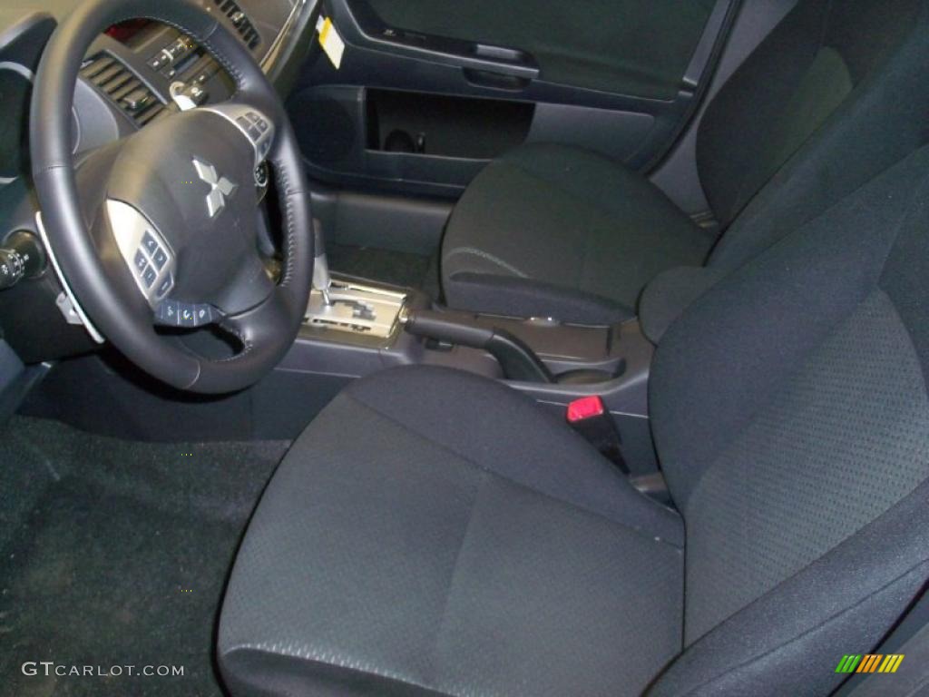 2010 Lancer GTS - Rotor Glow Orange Metallic / Black photo #2