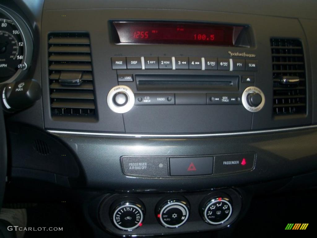 2010 Lancer GTS - Rotor Glow Orange Metallic / Black photo #4