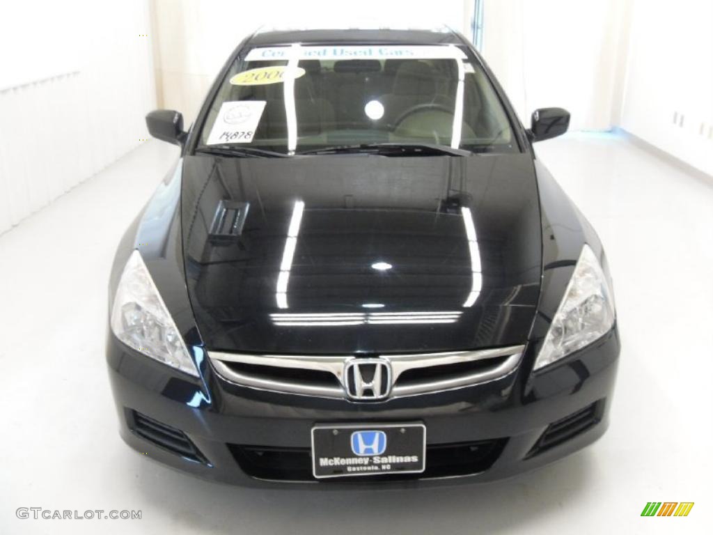 2006 Accord EX Sedan - Nighthawk Black Pearl / Ivory photo #6
