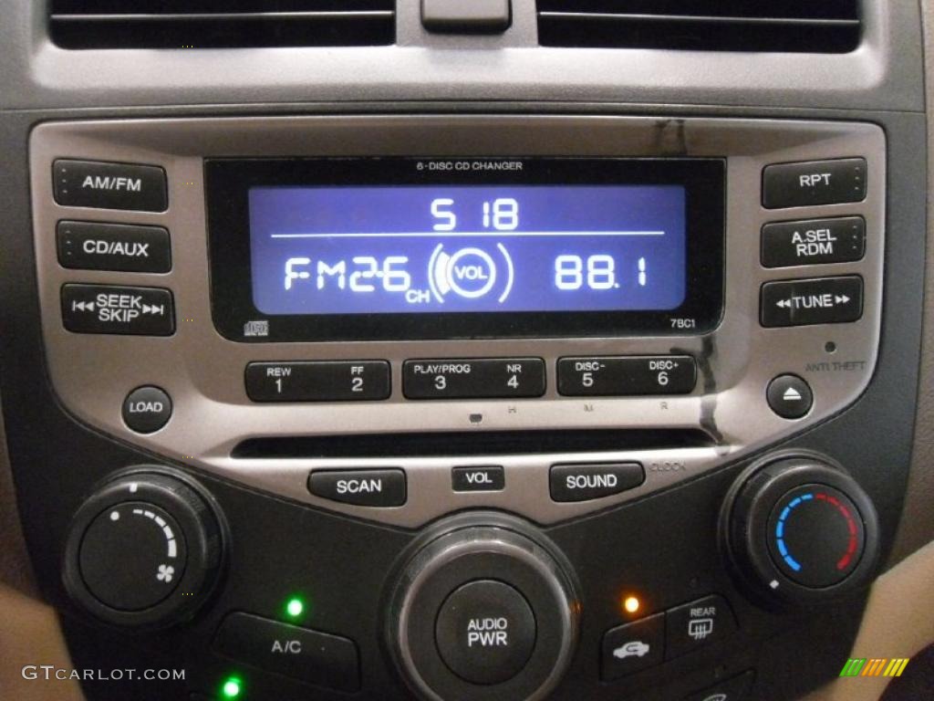 2006 Accord EX Sedan - Nighthawk Black Pearl / Ivory photo #12