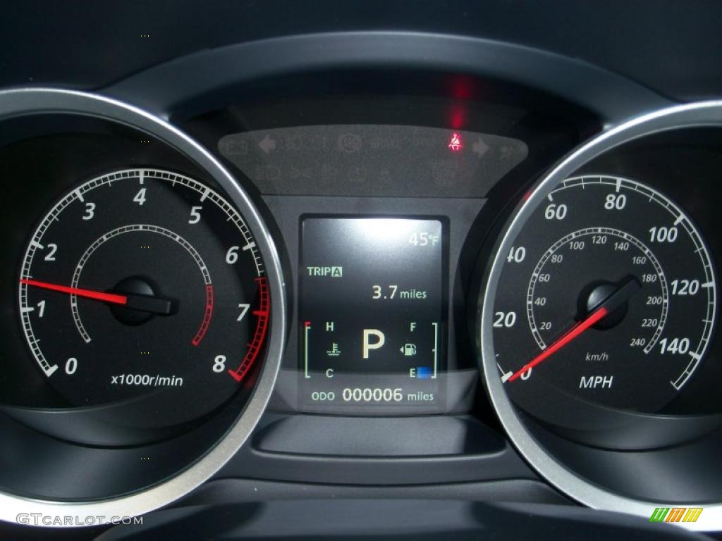 2010 Lancer GTS - Rotor Glow Orange Metallic / Black photo #26