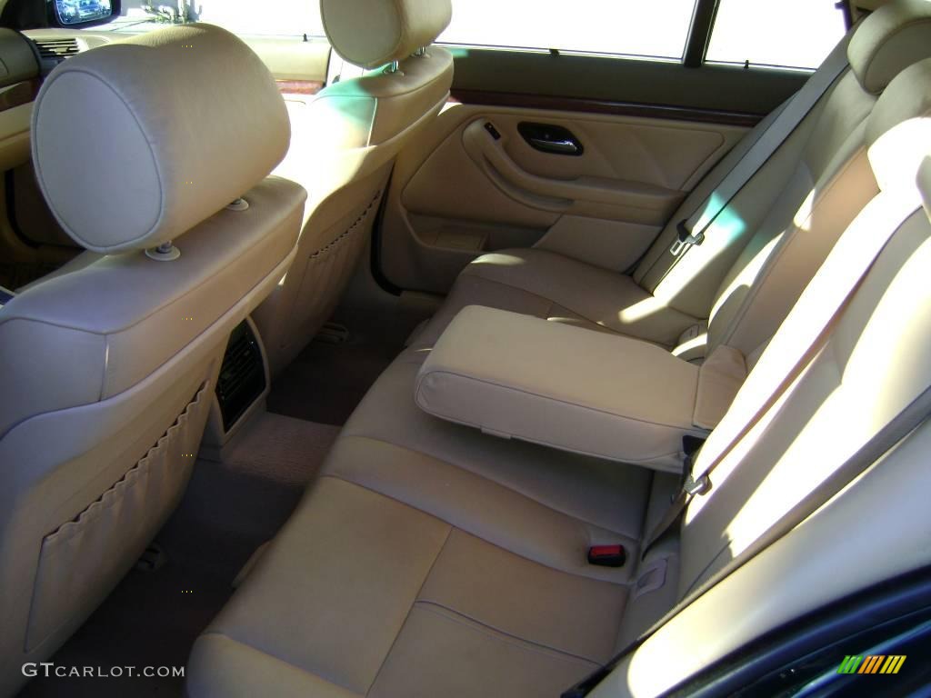 2003 5 Series 525i Sport Wagon - Oxford Green Metallic / Sand Beige photo #11