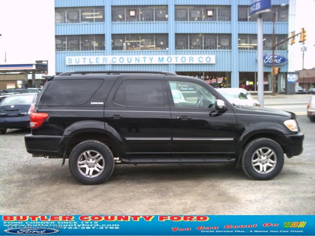 2007 Sequoia Limited 4WD - Black / Light Charcoal photo #1