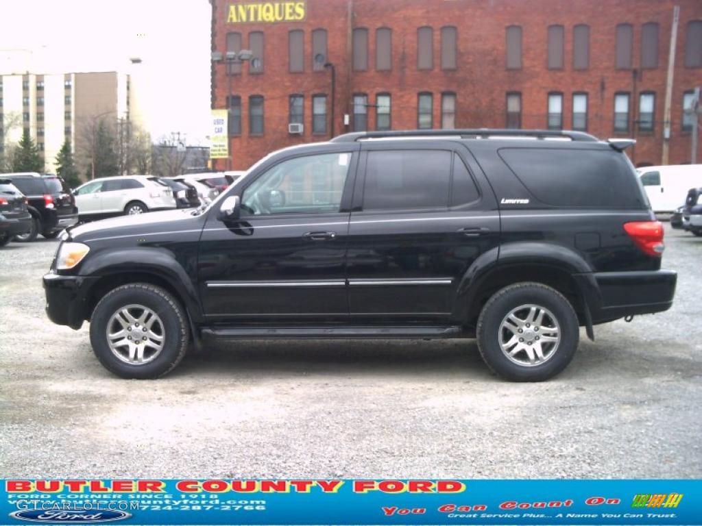 2007 Sequoia Limited 4WD - Black / Light Charcoal photo #5