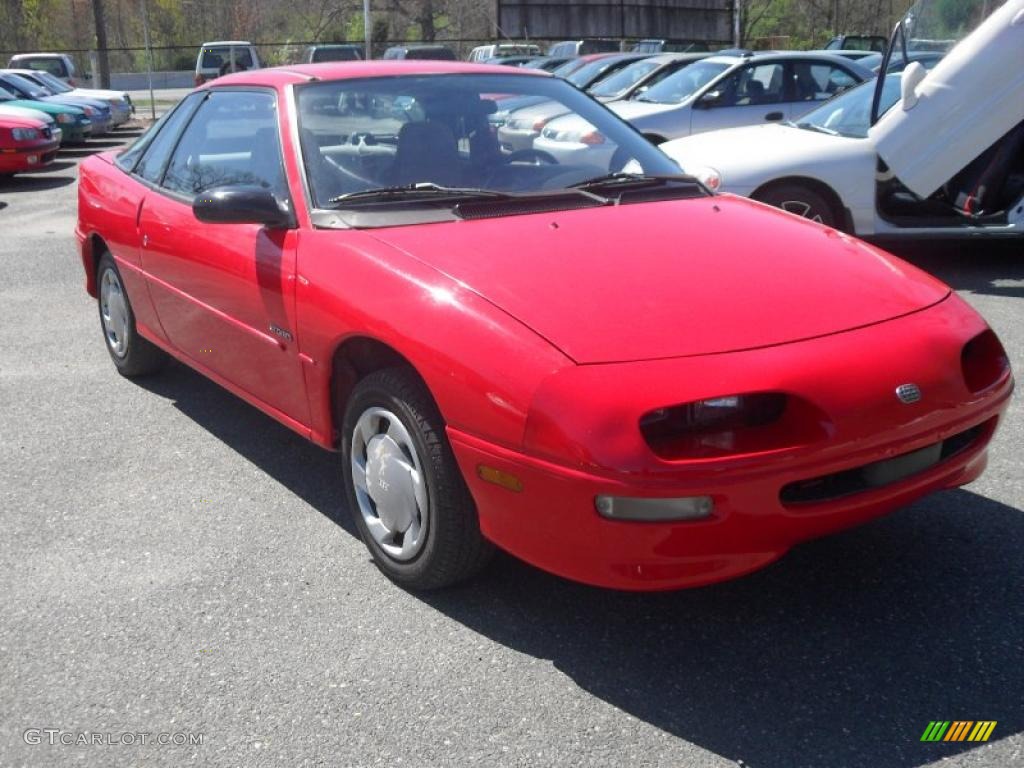 1992 Storm GSi Coupe - Bright Red / Gray photo #3