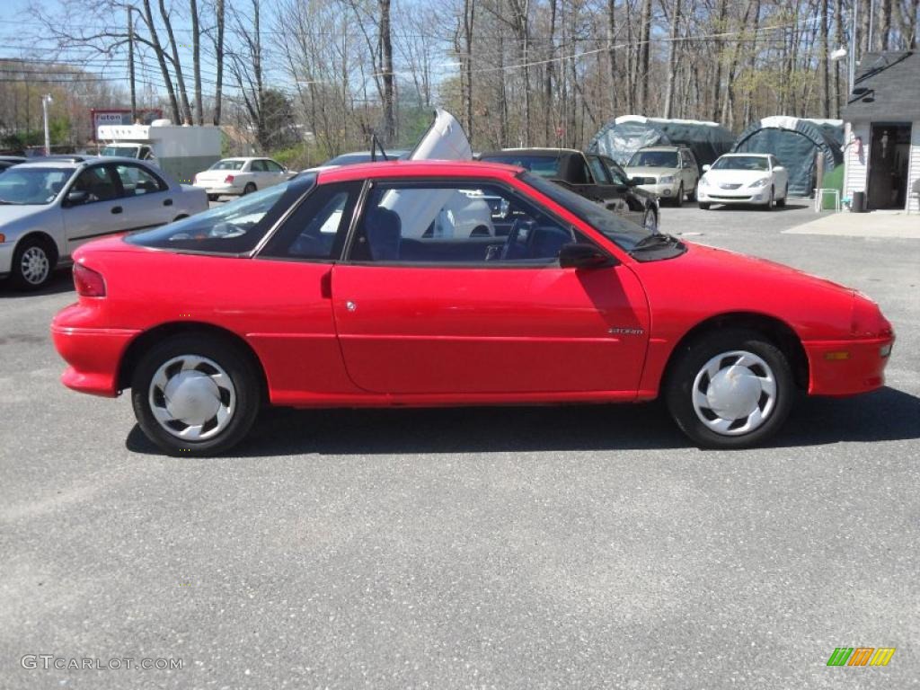 1992 Storm GSi Coupe - Bright Red / Gray photo #4