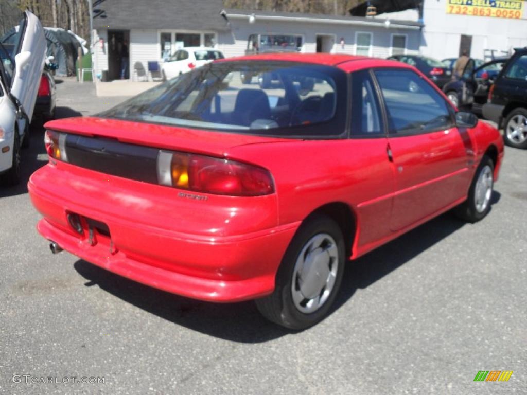 1992 Storm GSi Coupe - Bright Red / Gray photo #5