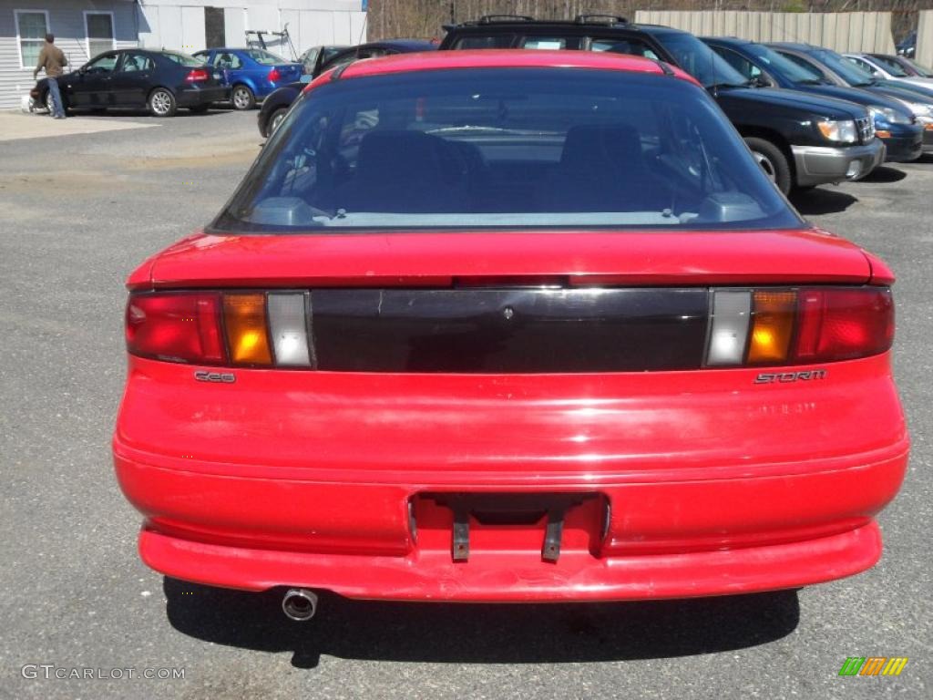 1992 Storm GSi Coupe - Bright Red / Gray photo #6