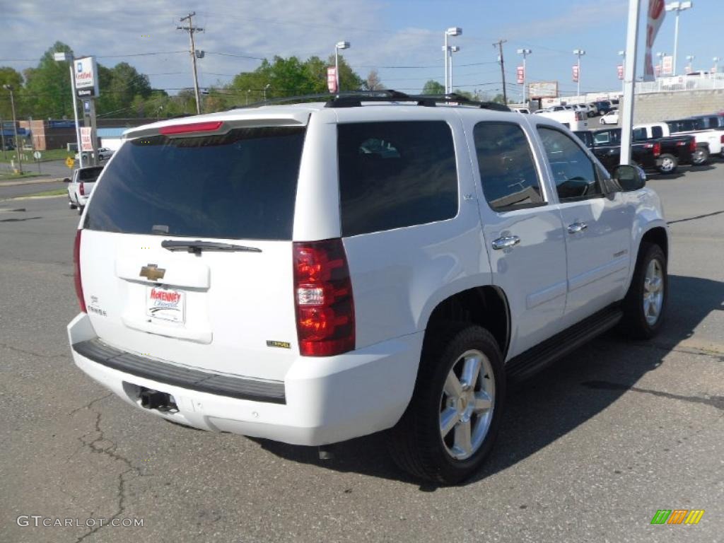 2007 Tahoe LTZ 4x4 - Summit White / Light Cashmere/Ebony photo #4