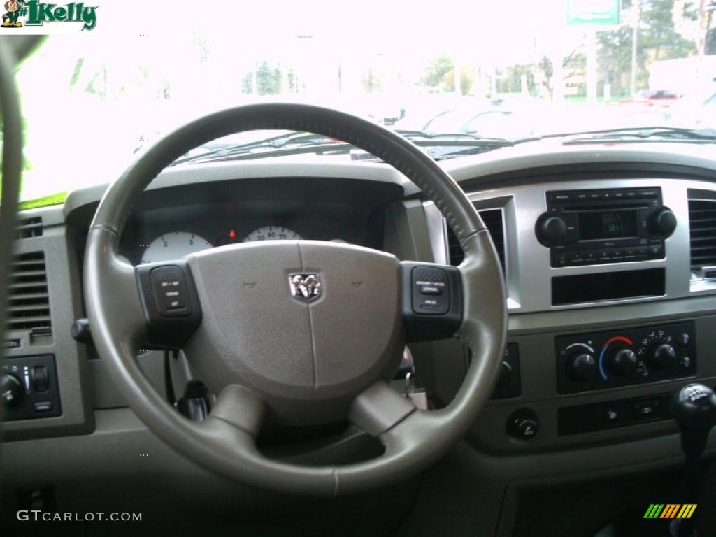 2008 Ram 3500 Big Horn Edition Quad Cab 4x4 Dually - Inferno Red Crystal Pearl / Khaki photo #12