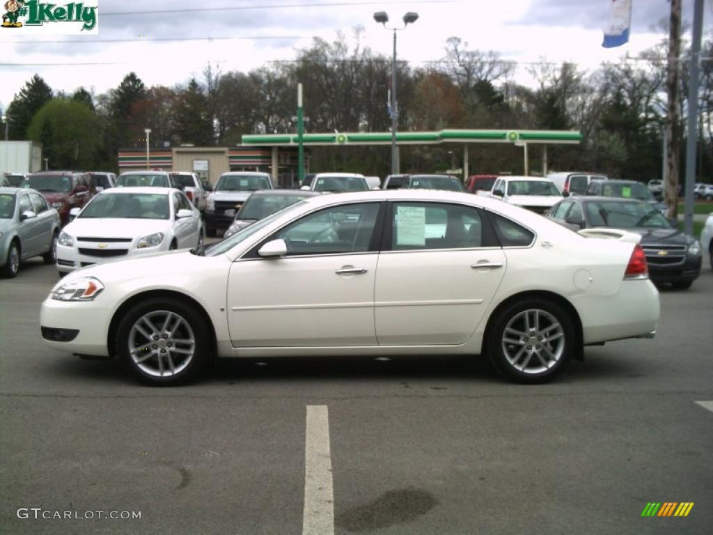 2008 Impala LTZ - White / Neutral Beige photo #6