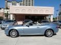 2007 Frost Blue Metallic Jaguar XK XK8 Convertible  photo #3