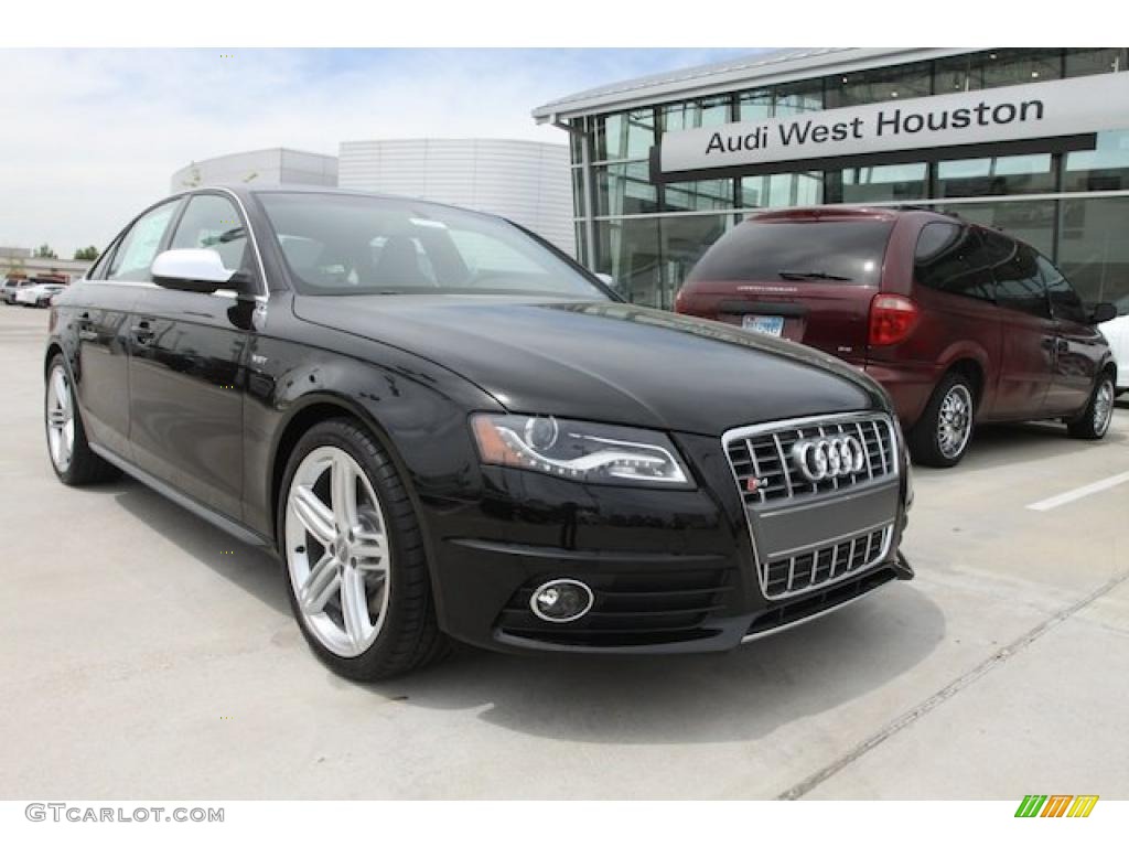 2010 S4 3.0 quattro Sedan - Brilliant Black / Black photo #1