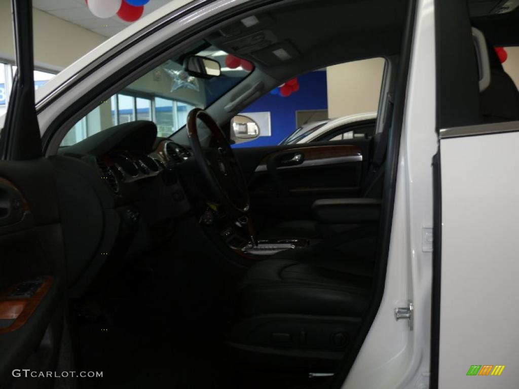 2010 Enclave CXL AWD - White Opal / Ebony/Ebony photo #6