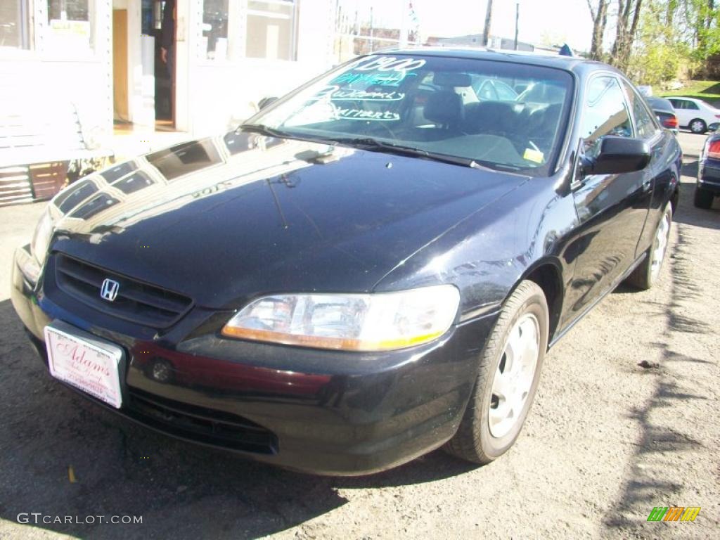 1999 Accord EX-L Coupe - Flamenco Black Pearl / Charcoal photo #1