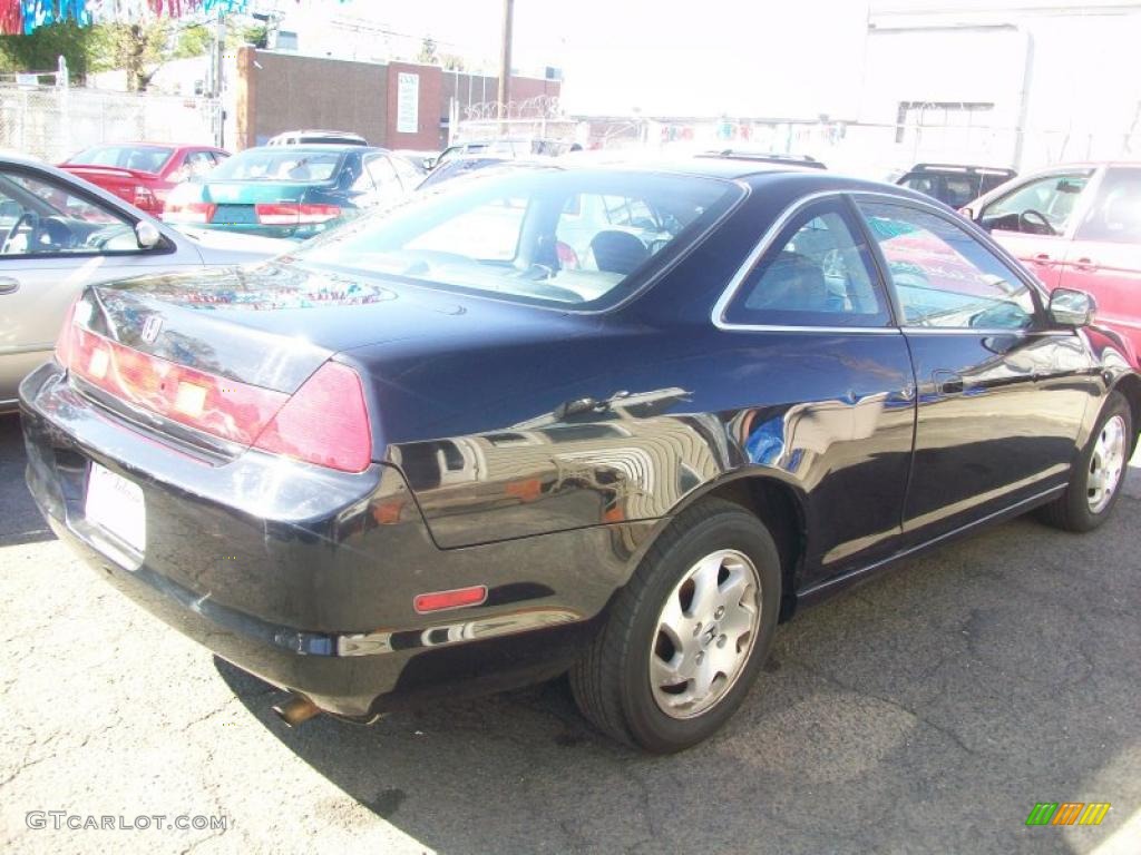 1999 Accord EX-L Coupe - Flamenco Black Pearl / Charcoal photo #3