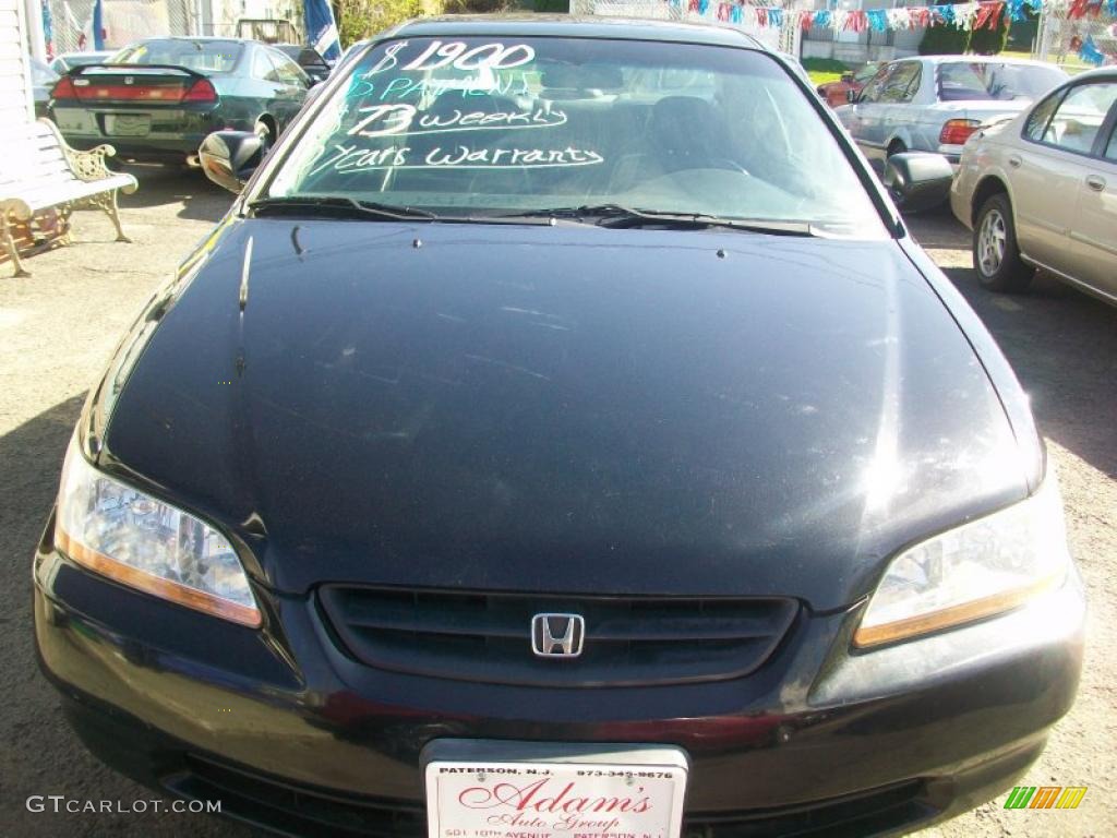 1999 Accord EX-L Coupe - Flamenco Black Pearl / Charcoal photo #6