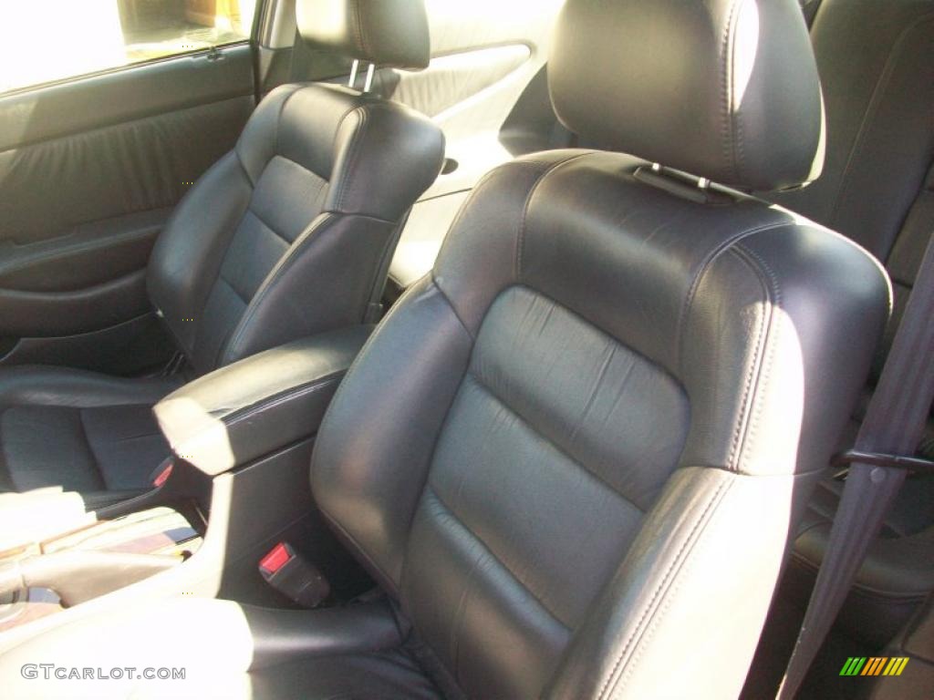 1999 Accord EX-L Coupe - Flamenco Black Pearl / Charcoal photo #10