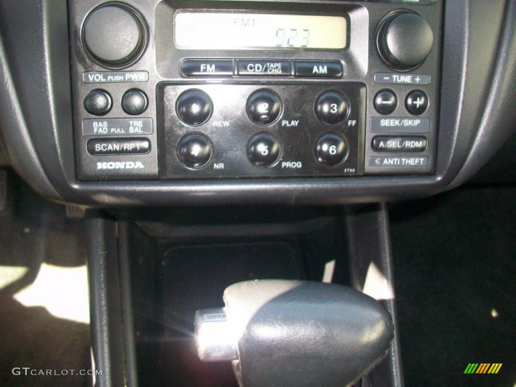 1999 Accord EX-L Coupe - Flamenco Black Pearl / Charcoal photo #14