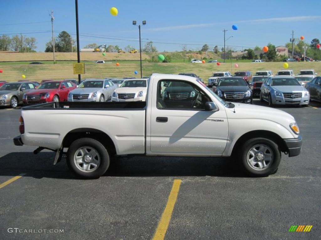2004 Tacoma Regular Cab - Super White / Oak photo #3