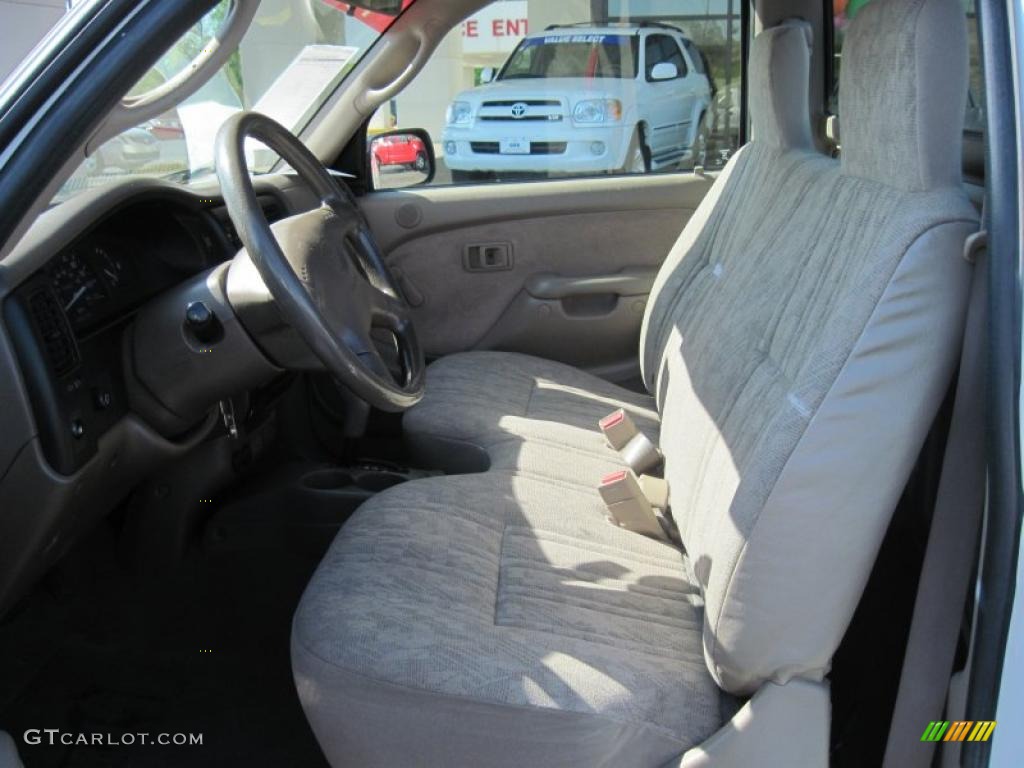 2004 Tacoma Regular Cab - Super White / Oak photo #10