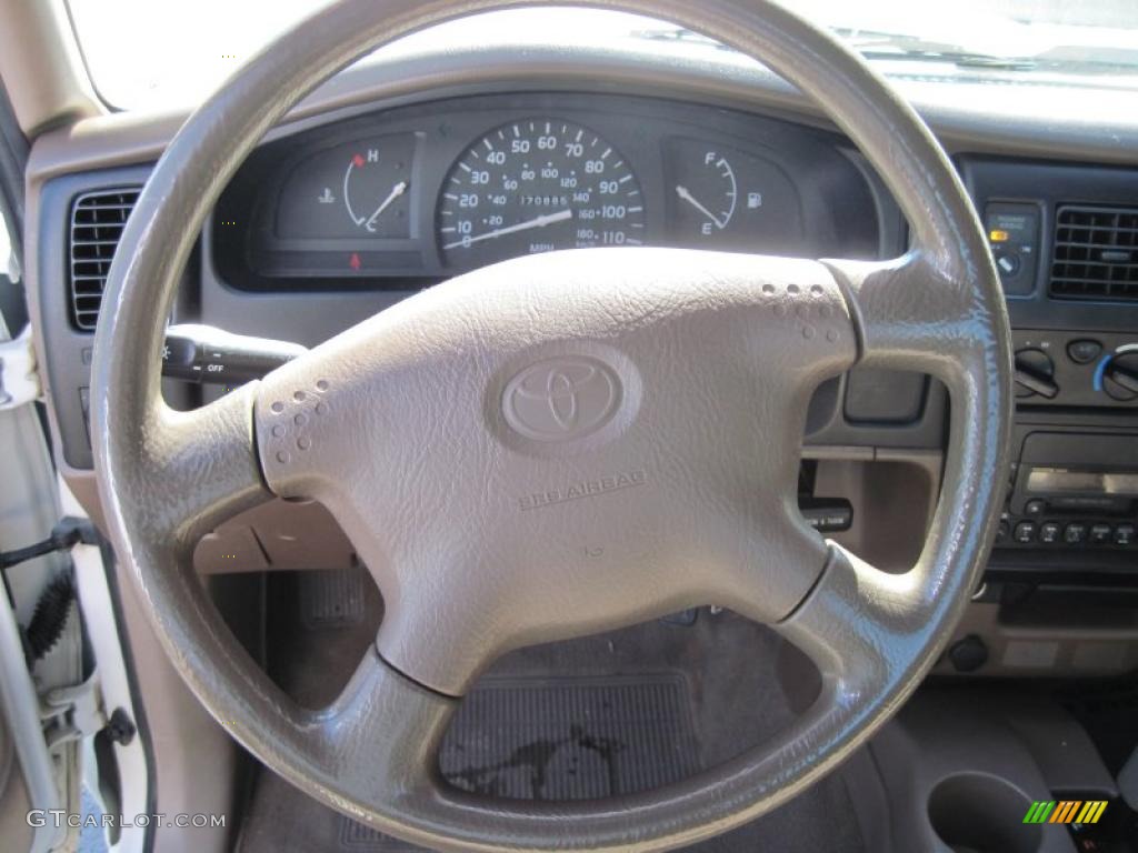 2004 Tacoma Regular Cab - Super White / Oak photo #12