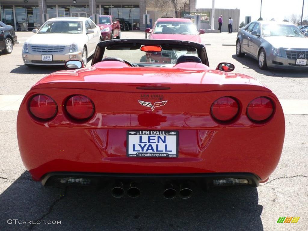 2009 Corvette Convertible - Victory Red / Ebony/Red photo #5