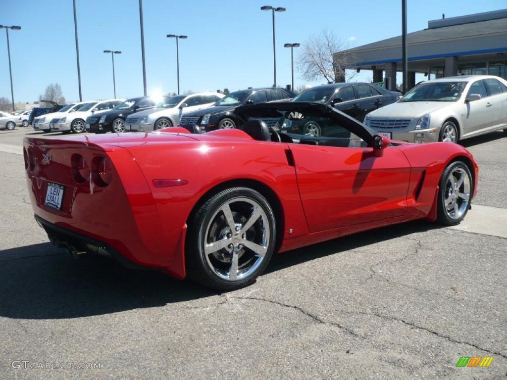 2009 Corvette Convertible - Victory Red / Ebony/Red photo #6