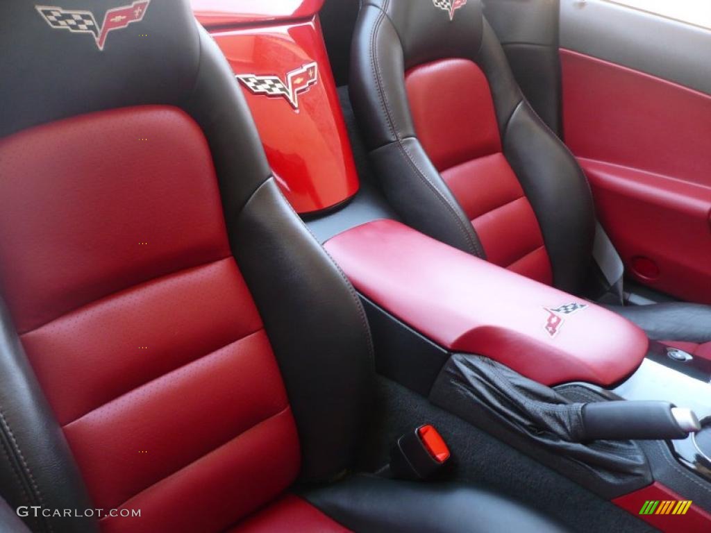 2009 Corvette Convertible - Victory Red / Ebony/Red photo #13