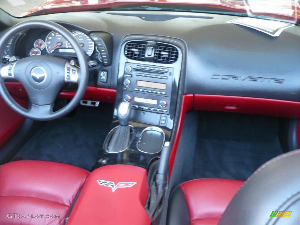 2009 Corvette Convertible - Victory Red / Ebony/Red photo #14