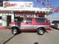1994 Electric Current Red Pearl Metallic Ford Bronco XLT 4x4  photo #1