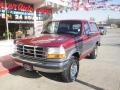 1994 Electric Current Red Pearl Metallic Ford Bronco XLT 4x4  photo #3