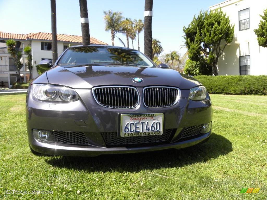 2008 3 Series 335i Coupe - Sparkling Graphite Metallic / Black photo #9