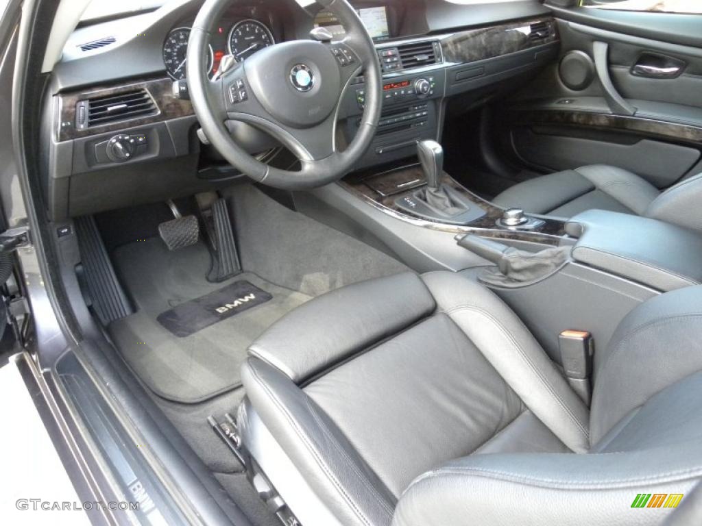 2008 3 Series 335i Coupe - Sparkling Graphite Metallic / Black photo #20