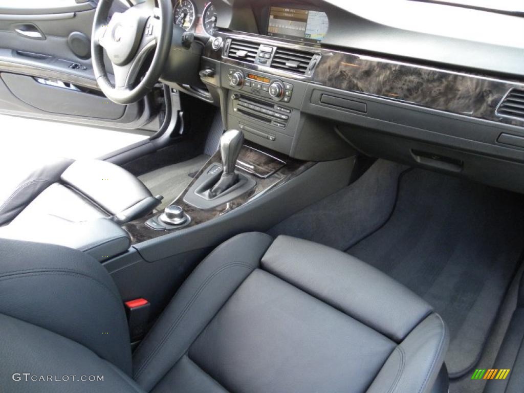 2008 3 Series 335i Coupe - Sparkling Graphite Metallic / Black photo #23
