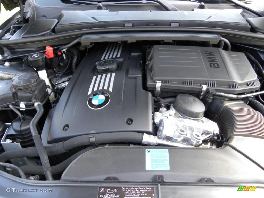 2008 3 Series 335i Coupe - Sparkling Graphite Metallic / Black photo #29