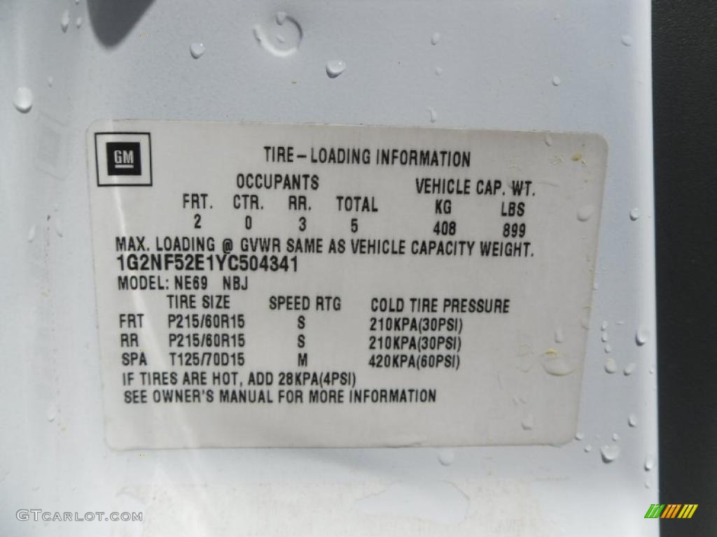 2000 Grand Am SE Sedan - Arctic White / Dark Pewter photo #7