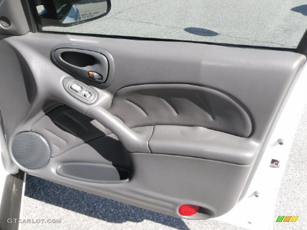 2000 Grand Am SE Sedan - Arctic White / Dark Pewter photo #18