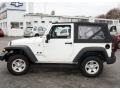 2007 Stone White Jeep Wrangler X 4x4  photo #10