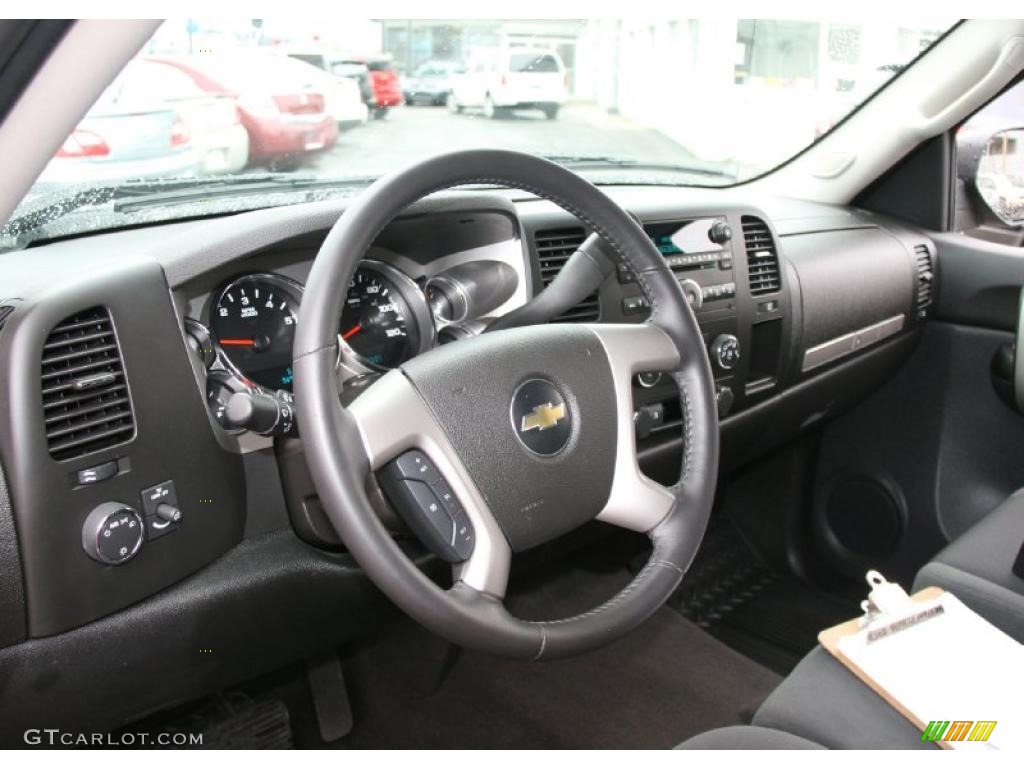 2009 Silverado 1500 LT Crew Cab 4x4 - Black / Ebony photo #11