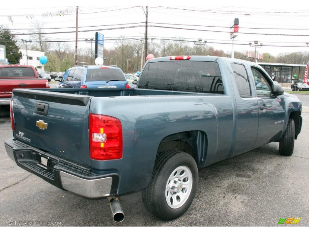 2009 Silverado 1500 Extended Cab - Blue Granite Metallic / Dark Titanium photo #5