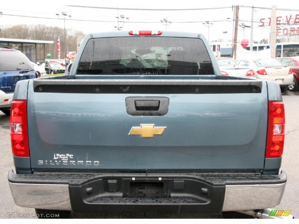 2009 Silverado 1500 Extended Cab - Blue Granite Metallic / Dark Titanium photo #6