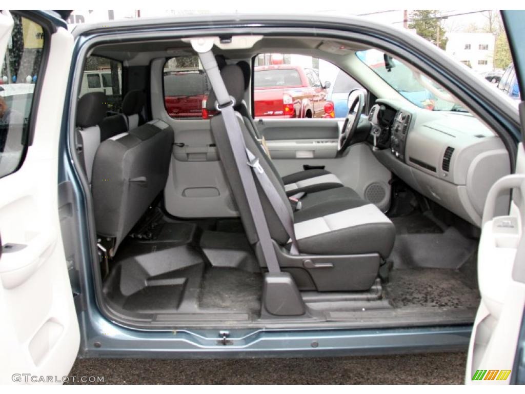 2009 Silverado 1500 Extended Cab - Blue Granite Metallic / Dark Titanium photo #16