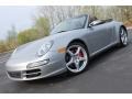 GT Silver Metallic - 911 Carrera 4S Cabriolet Photo No. 1