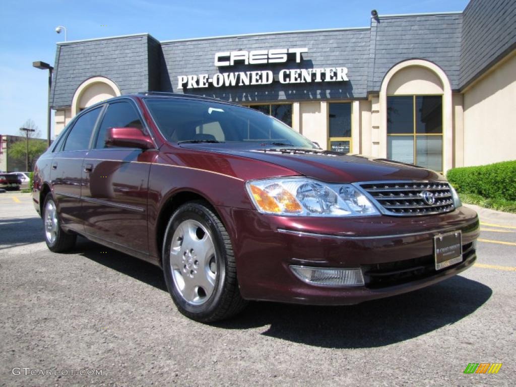 2003 Avalon XLS - Cassis Red Pearl / Stone photo #1