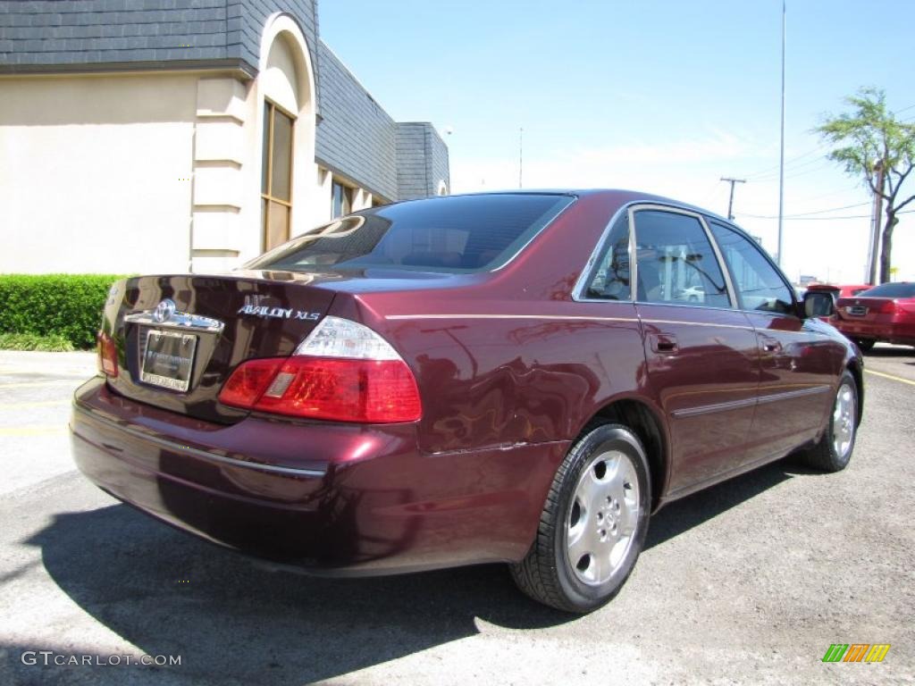 2003 Avalon XLS - Cassis Red Pearl / Stone photo #6