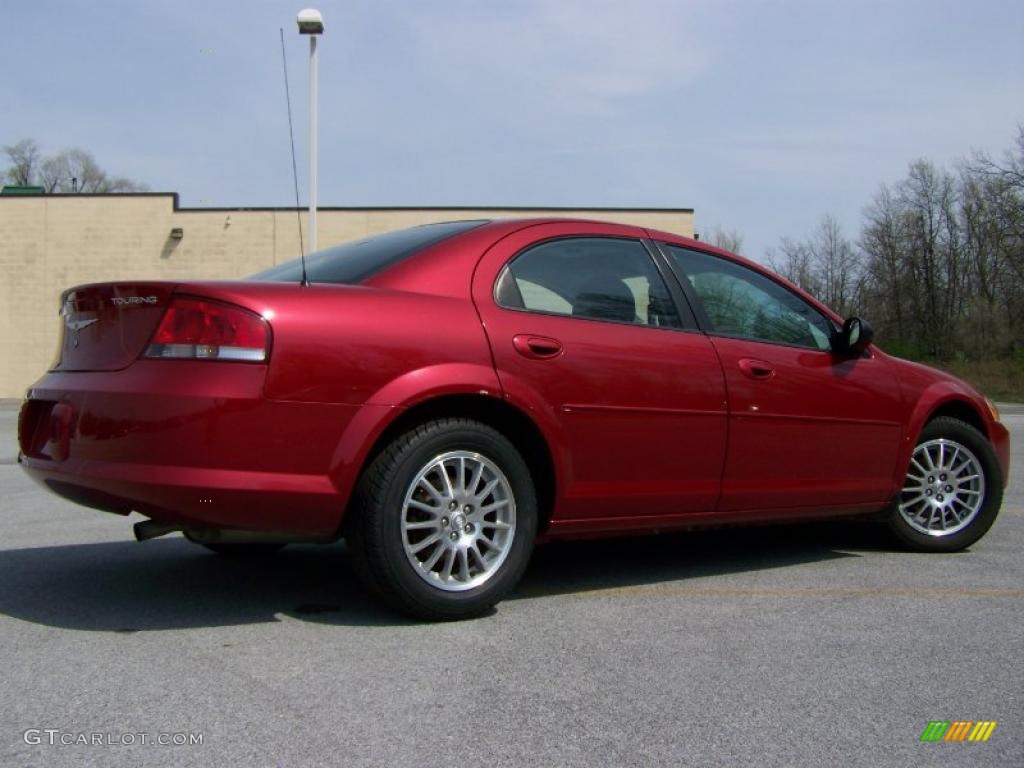 2006 Sebring Touring Sedan - Inferno Red Crystal Pearl / Dark Slate Gray photo #7