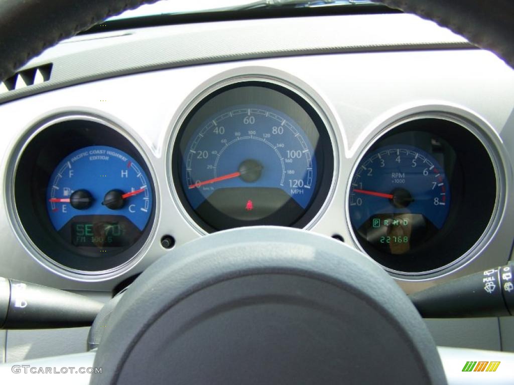 2007 PT Cruiser Street Cruiser Pacific Coast Highway Edition - Ocean Blue Pearl / Pastel Slate Gray/Blue photo #15